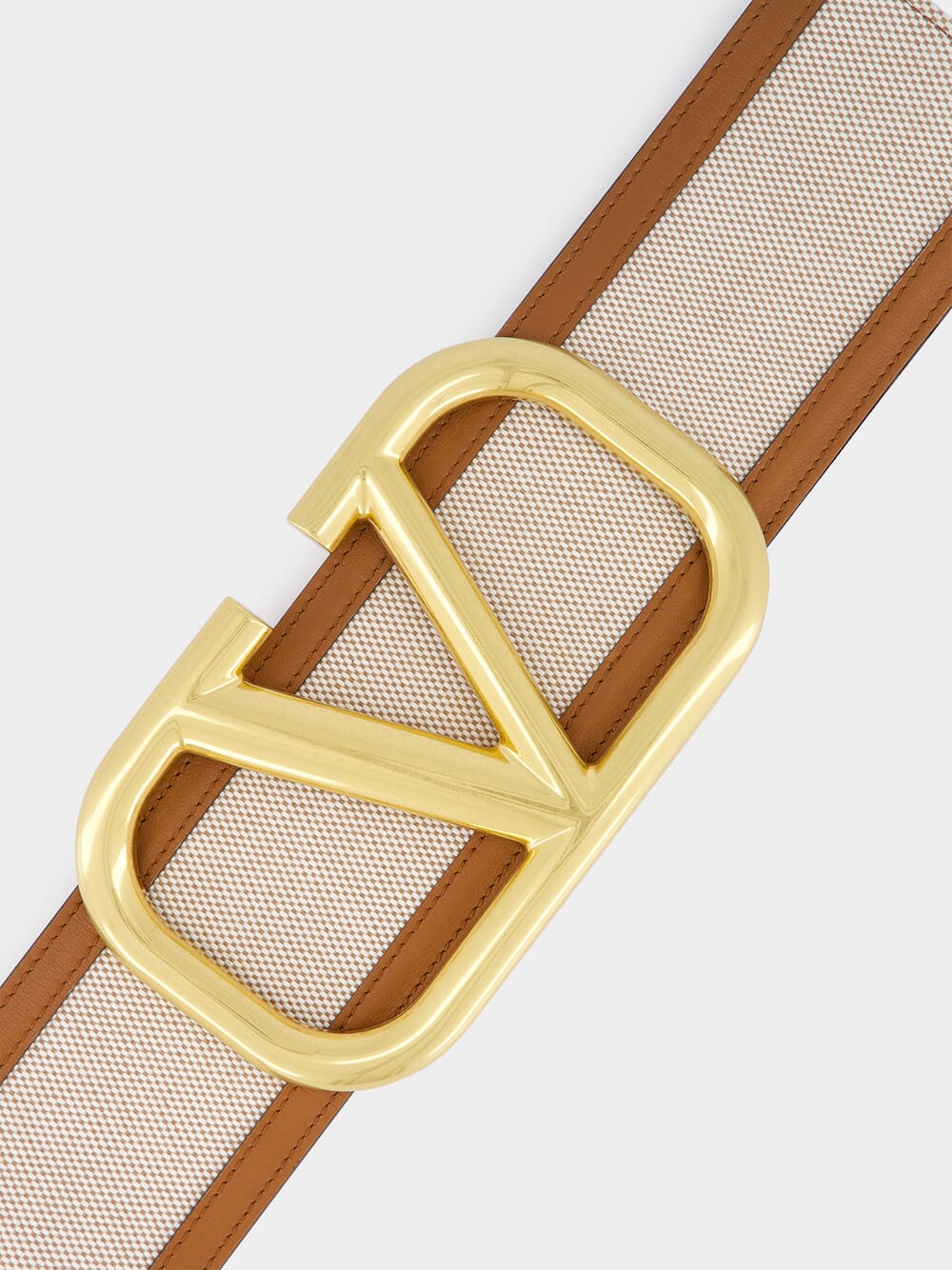 VLogo Signature Canvas Belt