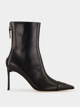 Tom Ford Black Leather High-Heel Ankle Boots