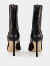 Tom Ford Black Leather High-Heel Ankle Boots