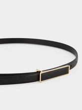 Tom Ford Black Classic Leather Belt