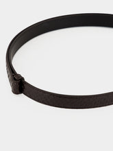 Tom Ford Espresso Python T Latch Belt