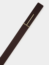 Tom Ford Chocolate Brown Classic Leather Belt