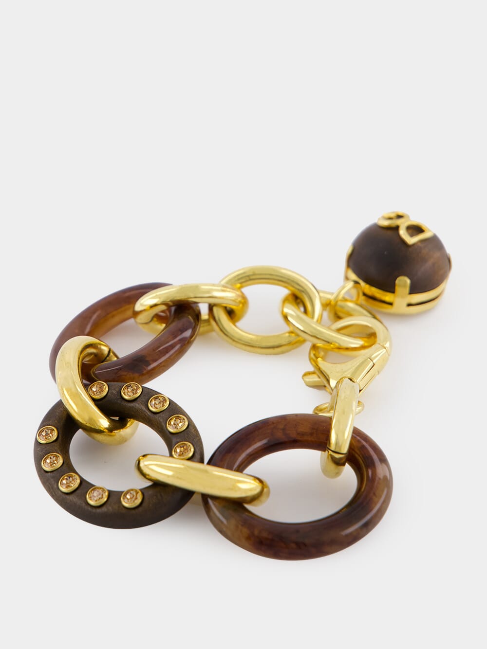 Gold Tortoiseshell Chain Bracelet