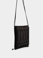 HEREU Black Trena Flat Square Crossbody Bag