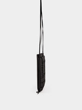 HEREU Black Trena Flat Square Crossbody Bag