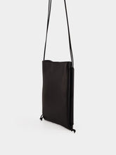 HEREU Black Trena Flat Square Crossbody Bag