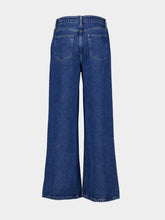 Frame Drawstring Wide Leg Jeans