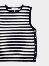 Frame Mariner Striped Cotton-Blend Tank