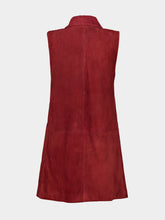 Frame Garnet Suede City Shift Mini Dress