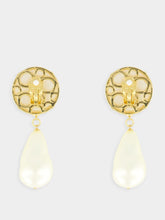 Dolce & Gabbana Teardrop Earrings with DG Logo