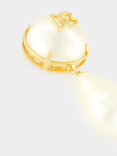 Dolce & Gabbana Teardrop Earrings with DG Logo