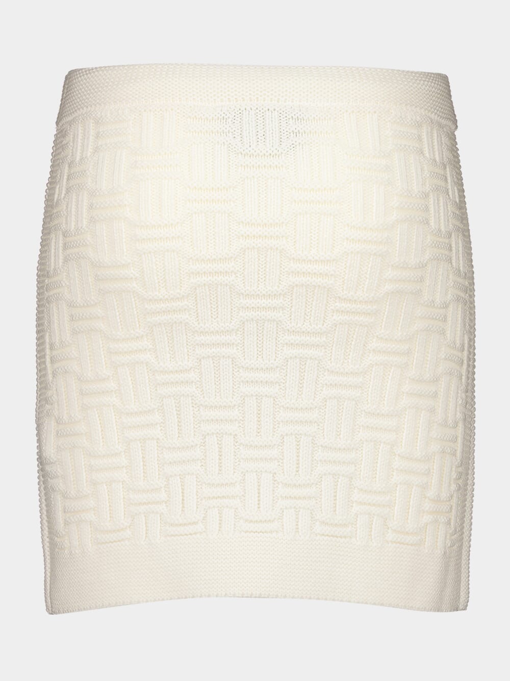 Merino Wool Column Knit Skirt