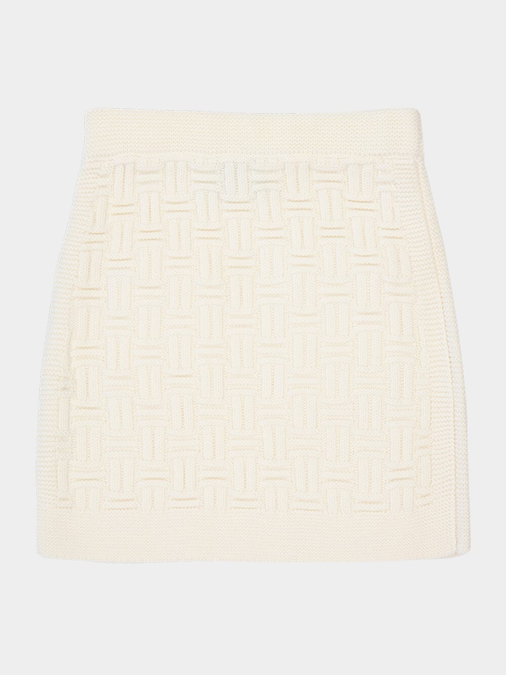 Merino Wool Column Knit Skirt