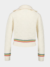 Casablanca Merino Wool Column Knit Rainbow Jumper
