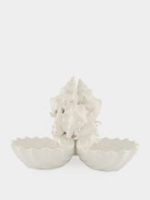 Les Ottomans White Coral Ceramic Centrepiece