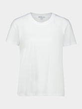 James Perse White Vintage Little Boy Short Sleeve T-Shirt