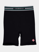 Casablanca Black Seamless Ribbed Shorts