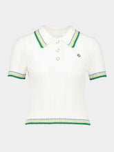 Casablanca Rib Boucle Polo Shirt