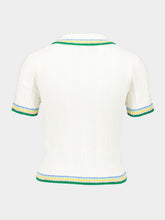 Casablanca Rib Boucle Polo Shirt