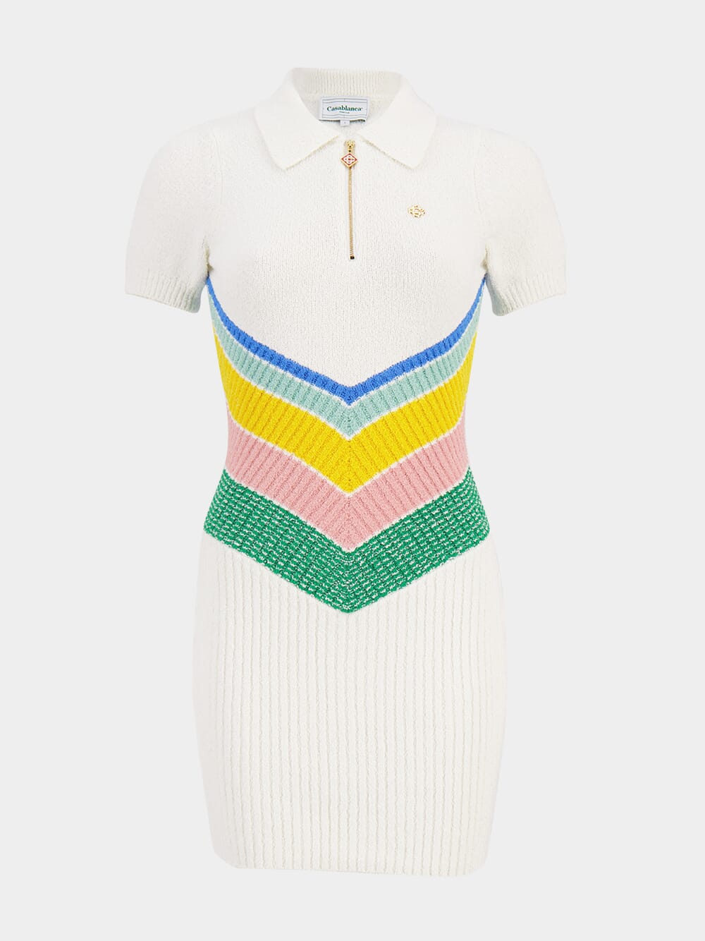 Boucle Chevron Dress