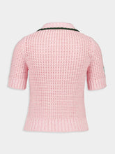 Casablanca Pink Cotton Mouliné Polo Shirt