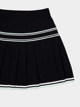 Casablanca Black Viscose Pleated Mini Skirt