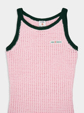 Casablanca Pink Cotton Mouliné Tank Dress