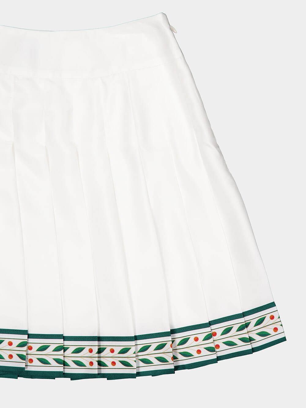 Laurel Silk Tennis Mini Skirt