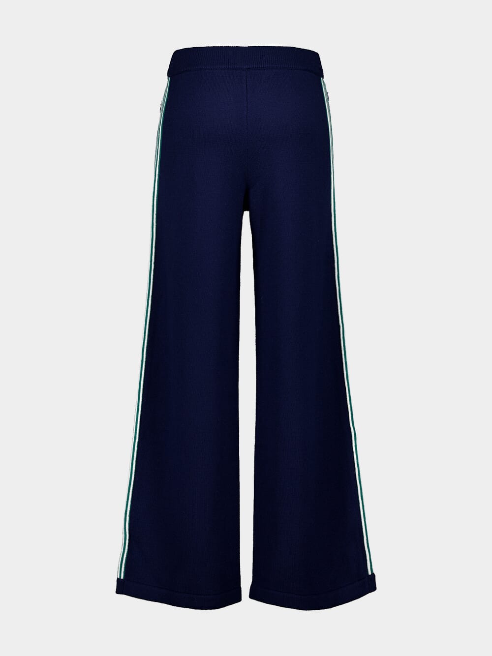 Navy Knit Tennis Trousers