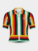 Casablanca Striped Cotton-Blend Towelling Top