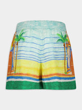 Casablanca Day of Victory Linen Shorts