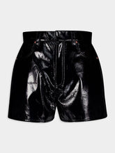 Casablanca Patent Shorts with Logo