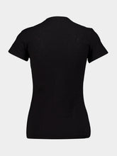 James Perse Black Sheer Slub V-Neck T-Shirt