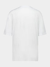 James Perse White Oversized Fit Crepe Jersey Cotton T-Shirt