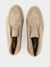 Santoni Beige Yalta Suede Desert Boots