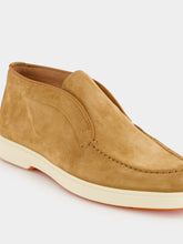 Santoni Andvari Camel Suede Desert Boots
