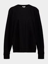 James Perse Black Vintage French Terry Relaxed Sweatshirt