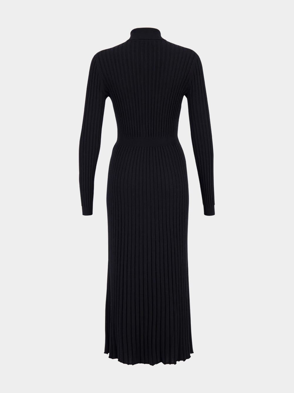 Black Ardor Knit Maxi Dress