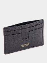 Tom Ford Black Grain Leather Card Holder