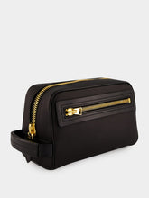 Tom Ford Black Grain Leather Toiletry Case
