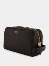 Tom Ford Black Grain Leather Toiletry Case