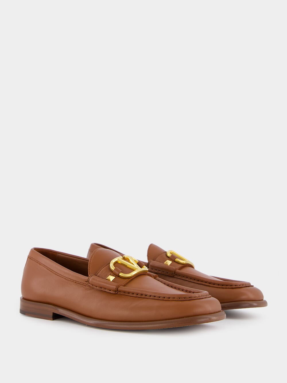 Camel VLogo Signature Loafers