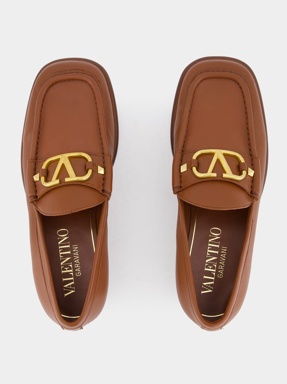 Camel VLogo Signature Loafers