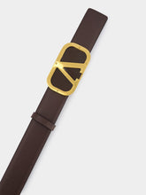Valentino Garavani Vlogo Leather Belt
