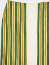 Paula Yarrow Printed Silk Twill Striped Skirt