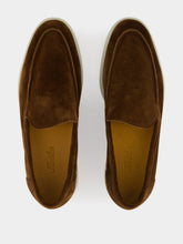 Aurélien Chocolate Brown Suede Yacht Loafers