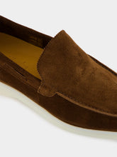 Aurélien Chocolate Brown Suede Yacht Loafers