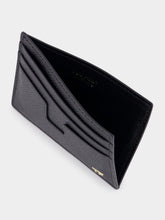 Tom Ford Black Calf Leather Cardholder with Central Pocket
