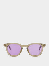 Retrosuperfuture Green Sunglasses Certo Fragment with Purple Lenses