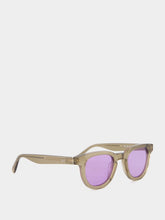 Retrosuperfuture Green Sunglasses Certo Fragment with Purple Lenses